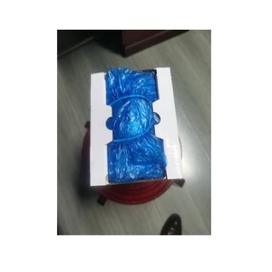 Medical Waterproof Disposable Shoe Covers Blue Plastic Cleanroom Safety Product for Laboratories