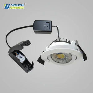 European Style Ajustable Gimbal Downlight 5W 2700K 3000K 4000K CRI80 Anti Glare Recessed COB Spot Light