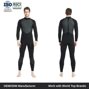 Neoprene Diving Wetsuit 4/3mm Cheap Custom Logo Men Smooth Skin Wetsuits Anti-Slip Mature Man Swimsuits Scuba Wetsuit