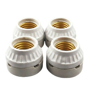 E27 Lamp Socket Bulb Holder Screw Style Made China Durable Ceramic Aluminium Metal Brass Plastic PC PVC Materials Lamp Base