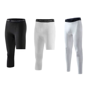 Fashion Quick Dry Yoga Pants Padded Tights Basketball Gym Tummy Control Yoga Capri Pants Super High Waist Compression Leggings