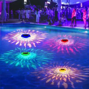 Rechargeable Waterproof Light up LED Hanging Pool Lights for Swimming Pools for Ponds