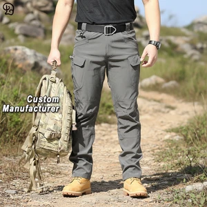 Men Tactical Cargo Pants Waterproof Quick Dry Outdoor Work Casual Trousers Activities Hiking Camping Training Daily Wear Bottoms