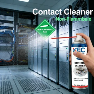 Professional KEC Non-Flammable Electrical Contact Cleaner-240g 40kV Dielectric Strength-Quick Dry No Residue-Safe for Sensitive
