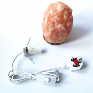 High Quality E12 Australia Salt Lamp Power Cord Set Dimmer Switch Metal Stent E14 Plastic Fitting Lamp Holders Bases for USA