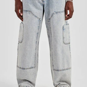 Men straight leg classic denim jeans pants durable casual wear Casual men blue denim jeans pants soft cotton fabric durable
