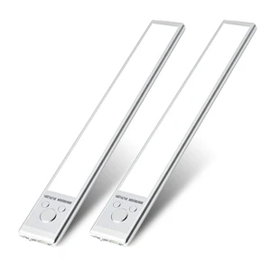 24 cm Rechargeable LED Sensor Light Modern Intelligent Night Light with Magnetic Adhesive for Kitchen and Bedroom Cabinets