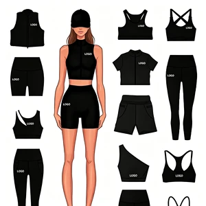 Women's Lightweight Sustainable Yoga Sets-New Product Print High-Waisted Breathable 2-Piece Yoga Pants Leggings Seamless