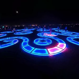 2022 Hot Sale RGB Color Interactive Pool of Solar Led Brick Lights/led Dance Floor with Cheap Price