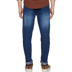Men's Streetwear Embroidered Button Denim Jeans Loose Straight Fit Breathable Eco-Friendly Plus Size Comfortable