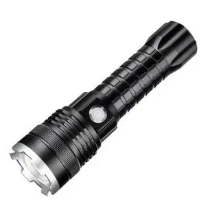 6000 High Lumen Tactical Flashlight XHP50 LED USB Rechargeable Zoomable Waterproof 5 Modes Hiking Emergency Outdoor Flashlights