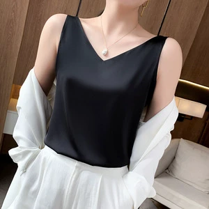 2025 Summer New Women's Halter Vest Solid Color Large Size Short Length Outerwear To Wear With Blouse Female Summer Style