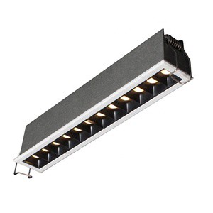 Commercial Indoor Anti Glare 3w 8w 10w 15w 20w Square Line Lamp Mini Spotlights Grille Light