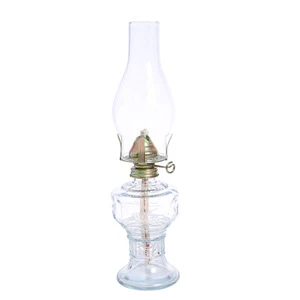 Blue L555 Small Four-Claw Glass Kerosene Lamp Old-Fashioned Oil Lamp For Home Decoration For Christmas