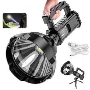High-Power Long-Range LED Flashlight Portable Emergency Patrol Searchlight Rechargeable Rescue Adventure High-Intensity Torch