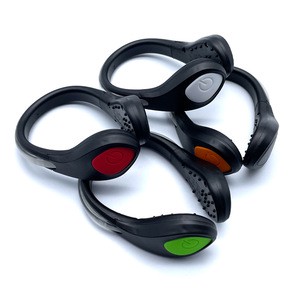 Outdoor Safety Luminous Night Running Shoe Safety Clips Cycling Sports Warning Light Led Sport Running Light