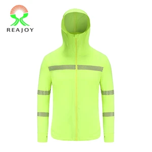 Factory Direct Outdoor Quick Dry Sun-protective Safety Clothing Hi Vis Reflective Long Sleeve Shirts Hoodie with logo Customized