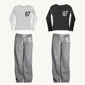 Customized ODM Low Waist Loose Fit Polyester Vintage Digital Print Casual Bell-bottom Sweat Pants
