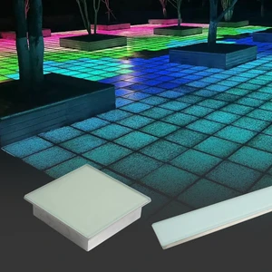 Yancai Outdoor Ip66 Cars Customized Size Recessed Underground Light Led Floor Brick Lights