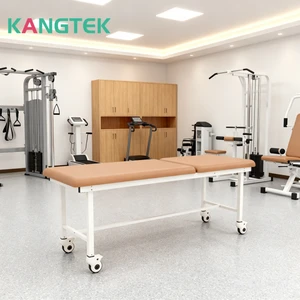 Kangtek Adjustable Mobile Medical Examination Bed With Wheels Hospital Clinic Patient Exam Couch Portable Examination Table