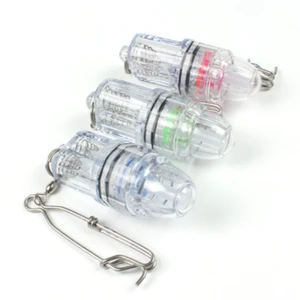 Battery Powered Fish Lure Bait Light Deep Drop Fishing Lamp Led Color Fish Light 300 Meter Underwater Fishing Alarm Light
