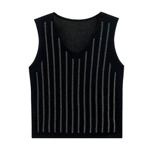 Custom Summer Racerback Stringer V-neck Breathable Solid Casual Plus Size Women's tank Tops Short Vest