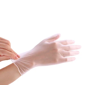 Powder-Free Nitrile Disposable Safety Gloves Transparent