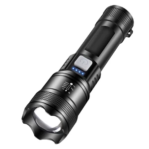 Powerful P70 5000Lm Ultra Bright Light Emergency Spotlights Telescopic Built-In Battery Tactical Spotlights Led Flashlights