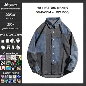 Men's Black Cotton Full-Sleeve Jeans Jacket with Front Pocket Casual Street Style Winter Season for Adults