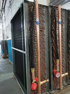 AESIMA Copper Tube Fin Cold Room Evaporator Leakproof Core R404a/R134a/R290a Compatible Blast Freezer Cold Storage CE TUV