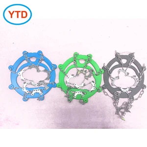 YTD Free Style Anti-Slip Silicone Rubber Outdoor Shoes Cover for Winter Safety Ice Climbing Crampons