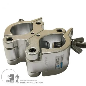 Tube 48-51 mm Pipe Clamp Strong Loading Aluminum Stage Lighting Truss Clamp