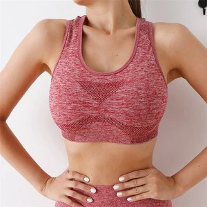 supportive sports bra high impact sports bra top fitness top High performance yoga top Stretchable gym sports bras