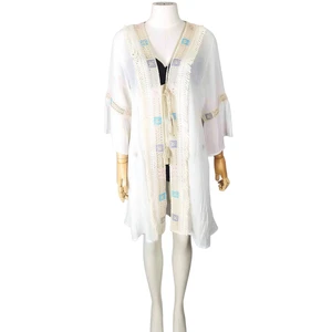 HDJ Women's Summer Beach Cover-up Dress Casual Swimwear Tunic Bathing Suit Sarong W21054-36