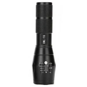 XINSITE Portable 1000 Lm Q5 LED Mini Torch 18650 Dry Battery Aluminum Alloy Flashlight IP44 500-600M Adjustable Beam Tactical