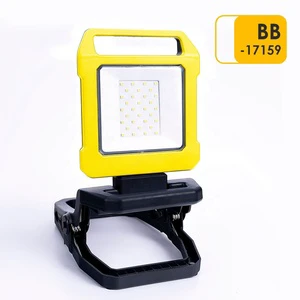 Bright Bird Custom Available Construction Portable Rechargeable Led Work Light IP54 Rating 6000K Daylight CRI80 180 Beam Hook