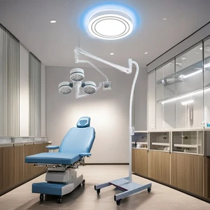 New Medical Examination Dental Hospital Operation Lamp Dual Head Shadowless LED Electric Light 120000Lux Illuminance for Surgery