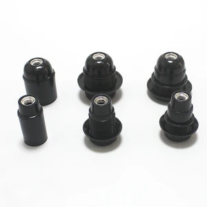 High Quality E12 E14 E26 E27 Led Bulb Light Holder Bakelite Lamp Holder Bulb Holders Socket With Screw
