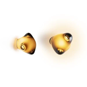 Unique Amber Glass Lamp Artistic Illumination Wall Light Modern Glass Home Hotel Wall Lamp