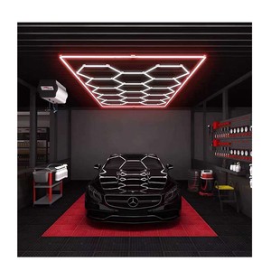 Auto Detailing Equipment Car Coating Tunnel Car Showroom Design Professional Car Care LED Workshop Light