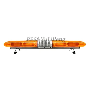 Factory Wholesale Amber High Power LED Emergency signal Lights Flashing Ambulance Light bar Emergency Vehicle with Siren Speaker