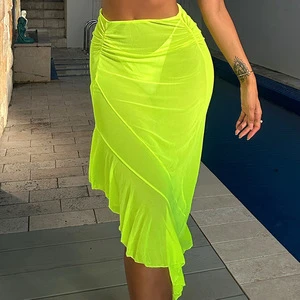 OEM Custom Women's Sarong Summer Bikini Cover Ups Beach Dress Cover up for Women