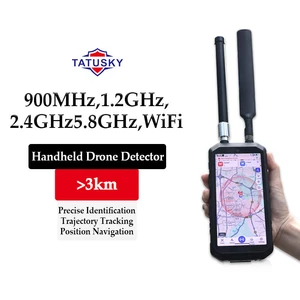 100MHz~6GHz Radius 3km Handheld Drone Detection And Positioning UAV&FPV Detection And Positioning Detector