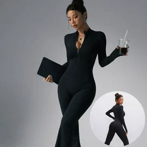 2026 Wholesale Yoga Jumpsuit Bodysuit Sports Fitness Wear Clothes Plus Size Plus Size Seamless Sleeveless Breathable for Women