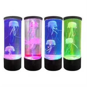 Smart Home Light Led Floating Jellyfish Remote Control Usb Power Decorative Colorful Night Lamp Tank for Kid Room