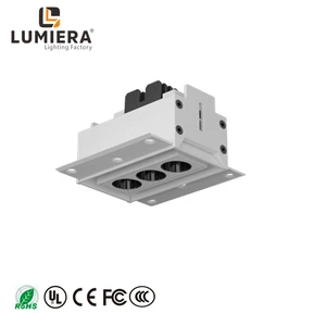 Modern Aluminum LED Linear Grille Light 6W 12W 24W Commercial Office & Home Use Recessed Hotels Embedded Wholesale Price