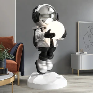 Creative Astronaut Living Room Large Floor Standing Decorative Lamp Home Decor Astronaut Housewarming Gift