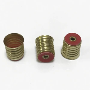 Wholesale of E10 Circular Yellow Straight Body Lamp Holder From the Source Manufacturer