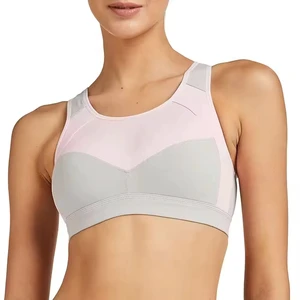 High Quality Plus Size Reversible Women's Sports Bra for Yoga & Running-High Support Breathable Quick Dry Front Logo Option