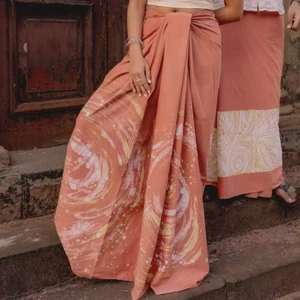 Cotton Sarong Lightweight Summer Beach Wrap Scarf Strapless One-Piece Cover-Up Pattern Plus Size Women Bikini Beachwear